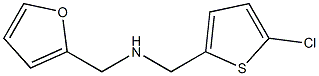 [(5-chlorothiophen-2-yl)methyl](furan-2-ylmethyl)amine Structure