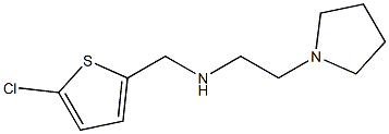 [(5-chlorothiophen-2-yl)methyl][2-(pyrrolidin-1-yl)ethyl]amine Structure