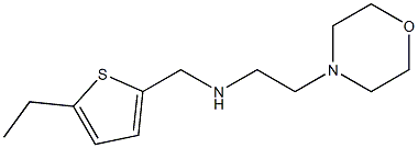 [(5-ethylthiophen-2-yl)methyl][2-(morpholin-4-yl)ethyl]amine Structure