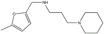 [(5-methylfuran-2-yl)methyl][3-(piperidin-1-yl)propyl]amine,,结构式