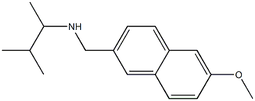 [(6-methoxynaphthalen-2-yl)methyl](3-methylbutan-2-yl)amine Struktur