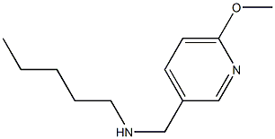 [(6-methoxypyridin-3-yl)methyl](pentyl)amine Structure