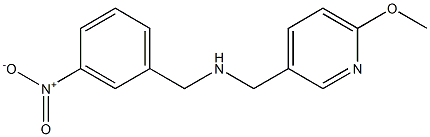  [(6-methoxypyridin-3-yl)methyl][(3-nitrophenyl)methyl]amine