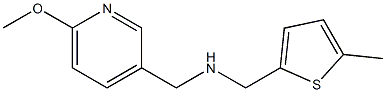 [(6-methoxypyridin-3-yl)methyl][(5-methylthiophen-2-yl)methyl]amine|