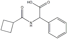 [(cyclobutylcarbonyl)amino](phenyl)acetic acid,,结构式