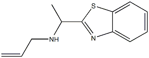 [1-(1,3-benzothiazol-2-yl)ethyl](prop-2-en-1-yl)amine Struktur