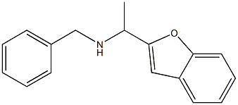 [1-(1-benzofuran-2-yl)ethyl](benzyl)amine,,结构式