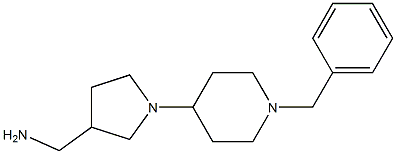 [1-(1-benzylpiperidin-4-yl)pyrrolidin-3-yl]methylamine Structure