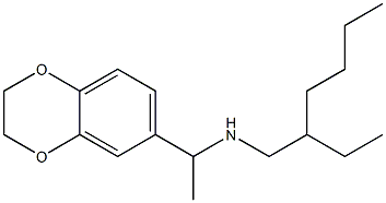 [1-(2,3-dihydro-1,4-benzodioxin-6-yl)ethyl](2-ethylhexyl)amine|