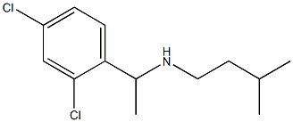 [1-(2,4-dichlorophenyl)ethyl](3-methylbutyl)amine 化学構造式