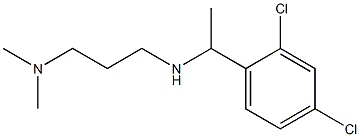 [1-(2,4-dichlorophenyl)ethyl][3-(dimethylamino)propyl]amine,,结构式