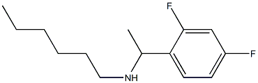 [1-(2,4-difluorophenyl)ethyl](hexyl)amine