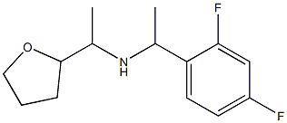 [1-(2,4-difluorophenyl)ethyl][1-(oxolan-2-yl)ethyl]amine 结构式