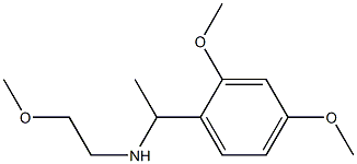 [1-(2,4-dimethoxyphenyl)ethyl](2-methoxyethyl)amine Struktur