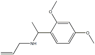 [1-(2,4-dimethoxyphenyl)ethyl](prop-2-en-1-yl)amine 化学構造式