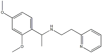 [1-(2,4-dimethoxyphenyl)ethyl][2-(pyridin-2-yl)ethyl]amine