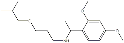 [1-(2,4-dimethoxyphenyl)ethyl][3-(2-methylpropoxy)propyl]amine