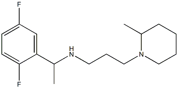  [1-(2,5-difluorophenyl)ethyl][3-(2-methylpiperidin-1-yl)propyl]amine