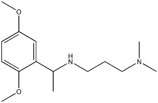 [1-(2,5-dimethoxyphenyl)ethyl][3-(dimethylamino)propyl]amine|
