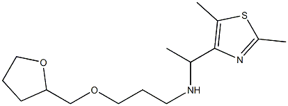 [1-(2,5-dimethyl-1,3-thiazol-4-yl)ethyl][3-(oxolan-2-ylmethoxy)propyl]amine