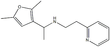 [1-(2,5-dimethylfuran-3-yl)ethyl][2-(pyridin-2-yl)ethyl]amine|