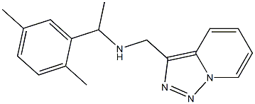 [1-(2,5-dimethylphenyl)ethyl]({[1,2,4]triazolo[3,4-a]pyridin-3-ylmethyl})amine