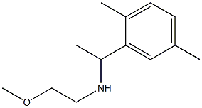 [1-(2,5-dimethylphenyl)ethyl](2-methoxyethyl)amine 化学構造式