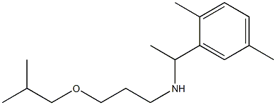 [1-(2,5-dimethylphenyl)ethyl][3-(2-methylpropoxy)propyl]amine