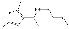 [1-(2,5-dimethylthiophen-3-yl)ethyl](2-methoxyethyl)amine 化学構造式