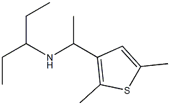  [1-(2,5-dimethylthiophen-3-yl)ethyl](pentan-3-yl)amine