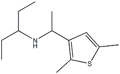 [1-(2,5-dimethylthiophen-3-yl)ethyl](pentan-3-yl)amine