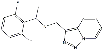  [1-(2,6-difluorophenyl)ethyl]({[1,2,4]triazolo[3,4-a]pyridin-3-ylmethyl})amine