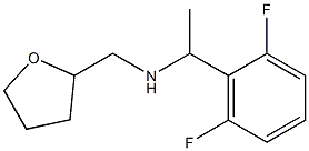 [1-(2,6-difluorophenyl)ethyl](oxolan-2-ylmethyl)amine Structure