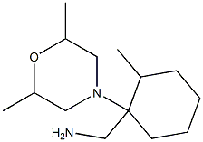 [1-(2,6-dimethylmorpholin-4-yl)-2-methylcyclohexyl]methylamine Structure