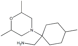 [1-(2,6-dimethylmorpholin-4-yl)-4-methylcyclohexyl]methylamine,,结构式