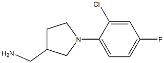 [1-(2-chloro-4-fluorophenyl)pyrrolidin-3-yl]methanamine