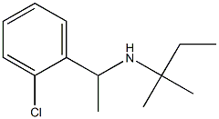 [1-(2-chlorophenyl)ethyl](2-methylbutan-2-yl)amine 结构式