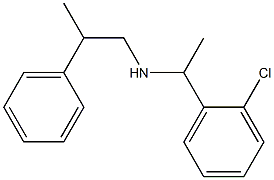 [1-(2-chlorophenyl)ethyl](2-phenylpropyl)amine|