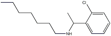 [1-(2-chlorophenyl)ethyl](heptyl)amine Structure