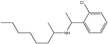 [1-(2-chlorophenyl)ethyl](octan-2-yl)amine Structure