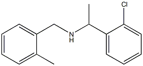 [1-(2-chlorophenyl)ethyl][(2-methylphenyl)methyl]amine,,结构式