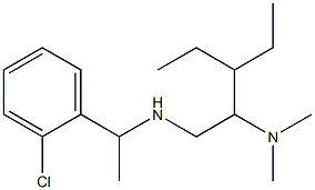 [1-(2-chlorophenyl)ethyl][2-(dimethylamino)-3-ethylpentyl]amine