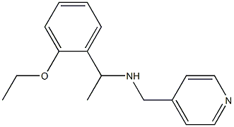 [1-(2-ethoxyphenyl)ethyl](pyridin-4-ylmethyl)amine