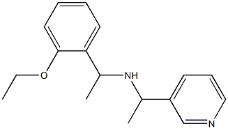 [1-(2-ethoxyphenyl)ethyl][1-(pyridin-3-yl)ethyl]amine Structure