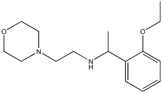 [1-(2-ethoxyphenyl)ethyl][2-(morpholin-4-yl)ethyl]amine Struktur