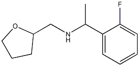 [1-(2-fluorophenyl)ethyl](oxolan-2-ylmethyl)amine 化学構造式