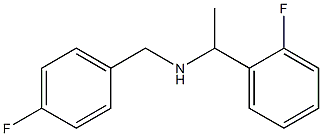 [1-(2-fluorophenyl)ethyl][(4-fluorophenyl)methyl]amine Structure
