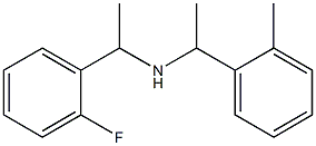 [1-(2-fluorophenyl)ethyl][1-(2-methylphenyl)ethyl]amine,,结构式