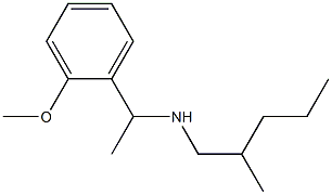[1-(2-methoxyphenyl)ethyl](2-methylpentyl)amine Structure