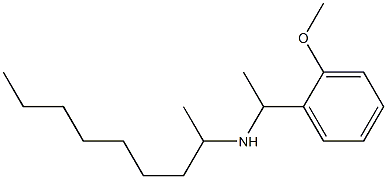 [1-(2-methoxyphenyl)ethyl](nonan-2-yl)amine 结构式